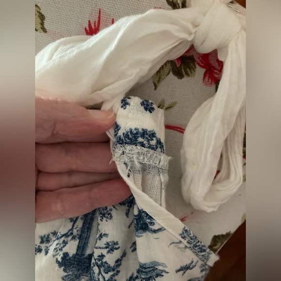 Bellambra Toile Print Linen Halter Sundress - SZ XL - Picture 7 of 11